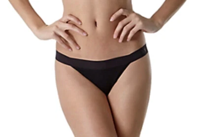 Panty Tanga DKNY Clásico Algodón Negro NUEVO Para Mujer Talla S 5 L 7 DK5004 Foto 1 de 4