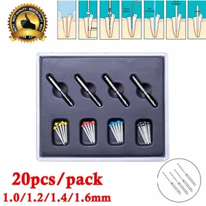 20Pcs Dental Endodontic Endo Root Canal Quartz Fiber Post 4 Size + 4 Drills Kits - Picture 1 of 8