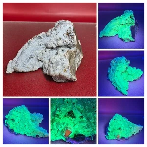 Natürlicher roher Vulkan Achat Kristall Quarz Mineral Probe hell UV Heilung 2+ Pfund - Bild 1 von 14