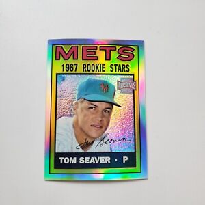 2001 Topps Archives Reserve *TOM SEAVER Refractor 1967 Rookie RC Reprint  Mets