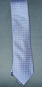 Corbata Michael - Michael Kors Hombre Azul Geométrica Vacaciones Negocios Mezcla Seda - Imagen 1 de 8