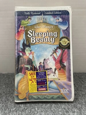 Sealed Sleeping Beauty VHS Limited Edition Disney VHS Masterpiece Collection NEW - Image 1 of 4
