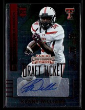 2015 Contenders Draft College Draft Ticket Red Foil #265 Kenny Williams AUTO