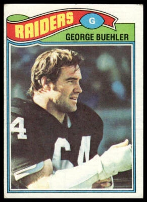 1977 Topps #137 George Buehler Oakland Raiders - Image 1 of 2