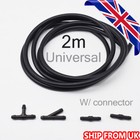200cm 2m x 4mm ID EPDM RUBBER Windscreen Wiper Washer Jet Tube Pipe Hose BLACK 