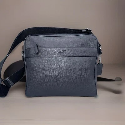 Bolso Bandolera Mensajero Coach Charles Azul Medianoche F24876 {2} Foto 1 de 4