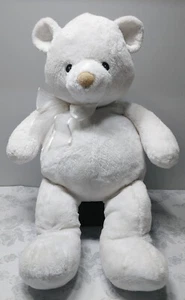 Baby Gund Bär Plüsch 16 Zoll groß Bibi weiß Stofftier Spielzeug 58819 - gebraucht, in einwandfreiem Zustand - Bild 1 von 8