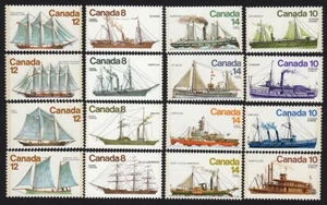 Ships, Ice, Sailing, Inland Vessels MNH SETS Canada 1975-1978 - Picture 1 of 1