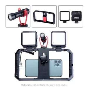 Smartphone Video Rig Hand Grip Filmmaking Case Phone Video Stabilizer - Picture 1 of 6