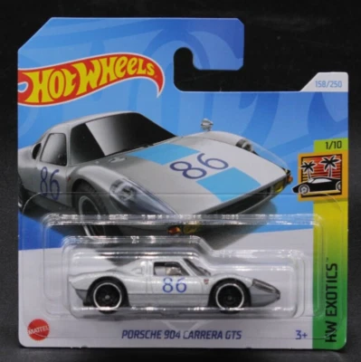 Hot Wheels Porsche 904 Carrera GTS 158/250 HW Exotics 1/10 Auto 1:64 2024 - Immagine 1 di 2