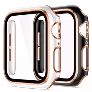 For Apple Watch Series 10 9 8 7 6 5 4 SE 3 2 iWatch Protective Screen Cover Case - Picture 1 of 36