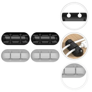 4 Pcs Kabelmanager Kabelhalter Aufbewahrung Für Kabelorganisatoren - Afbeelding 1 van 12
