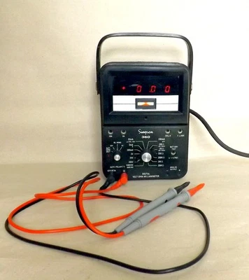 Simpson 360 Multimeter WORKS - 220 V Powered with EU Plug / U.S.A. - Image 1 of 4