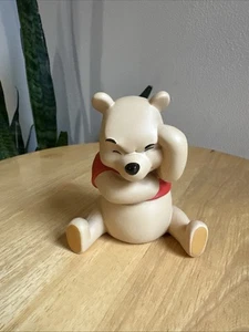 Disney Winnie the Pooh Ceramic Figurine Think Bear Vintage - Picture 1 of 6