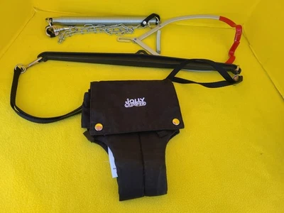 Exercitador Jolly Jumper com braçadeira de porta, preto - Imagem 1 de 4