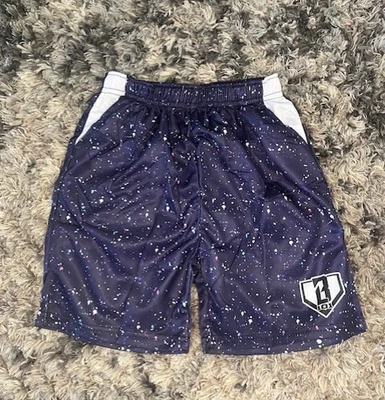 Pantalones Cortos Estilo de Vida de Béisbol Imitación Jóvenes Niños - Diseño de Salpicaduras de Pintura Nuevos Talla 150 Foto 1 de 4