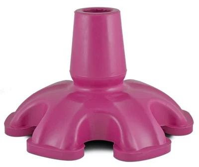 Essential Supply Super Big Foot Self Standing Replacement Cane Tip in Pink - Fl - Image 1 of 4