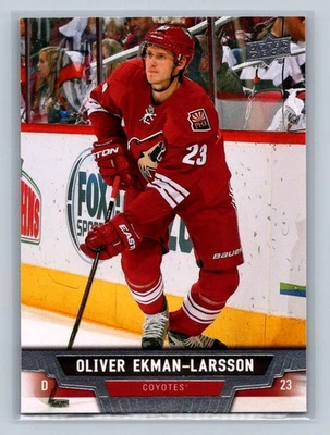 2013 Upper Deck #290 Oliver Ekman-Larsson   Phoenix Coyotes - Image 1 of 2