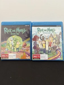 Rick And Morty Season 1 & 2 Bluray Set | Adult Swim Comedy Lot - Picture 1 of 4