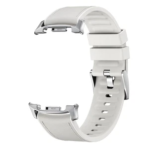Official Silicone+Leather Band Strap For Samsung Galaxy Watch 8 Classic 40mm44mm - Picture 1 of 16