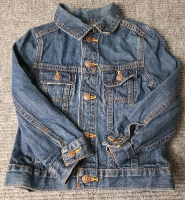 Vintage Ralph Lauren Polo Kids Denim Jacket 4 4T Toddler Baby Coat - Image 1 of 4