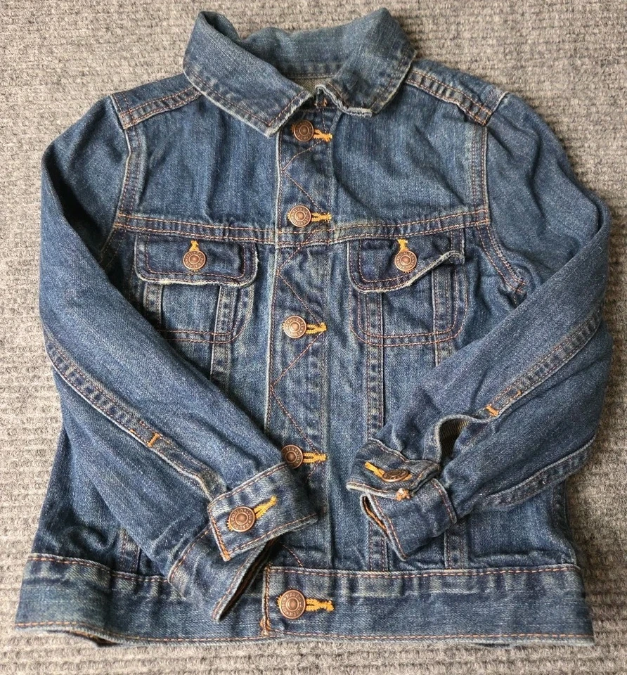 Vintage Ralph Lauren Polo Kids Denim Jacket 4 4T Toddler Baby Coat - Image 1 of 4