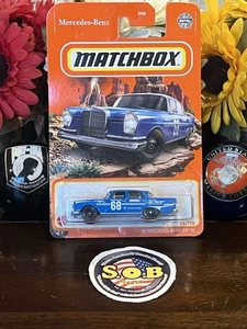 Matchbox 1962 Mercedes Benz 220 SE #68 Blue Diecast Sealed NM Condition - Picture 1 of 7