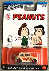 Hot Wheels Silver Series Peanuts 60S Fiat 500D Modificado #5 - Picture 1 of 1