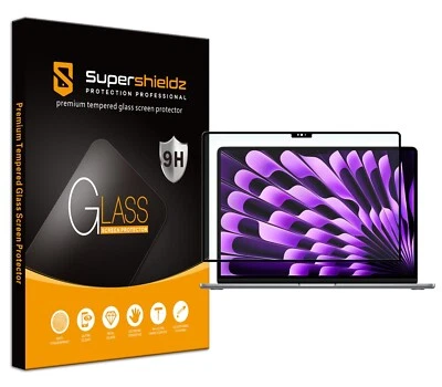 Supershieldz Tempered Glass Screen Protector for MacBook Air 15 inch (2023-2025) - Image 1 of 4