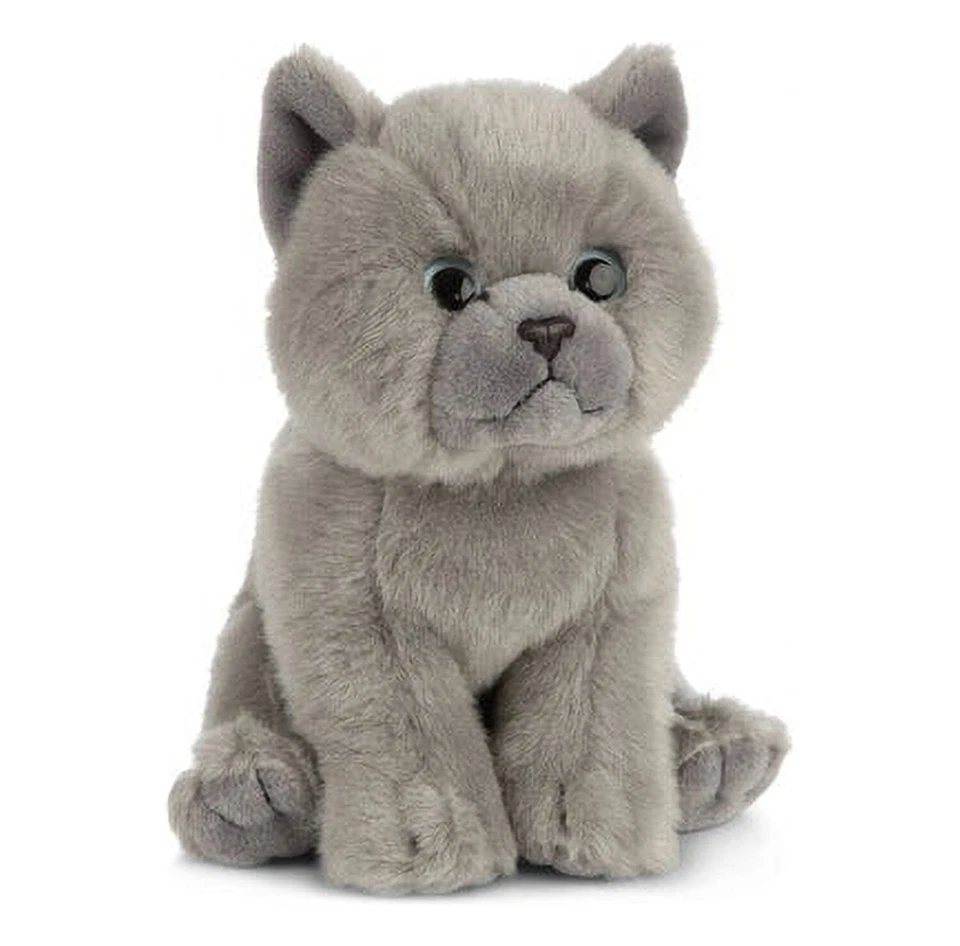 Living Nature 英国灰色短毛小猫 - 10 英寸 — 第 1/1 张图片
