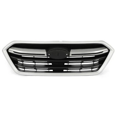 Parrilla de repuesto delantera plateada y negra para Subaru Outback 2018-2019 Foto 1 de 4