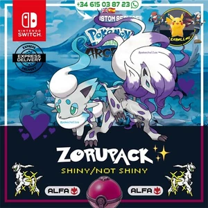✨HISUI ZORUA + ZOROARK SET✨ | pokemon leyendas Arceus 🏞️ / Legends Arceus 🌋 - Picture 1 of 3