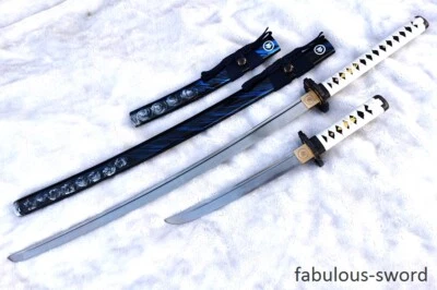 Two 1060 carbon steel sharp blade ghost of tsushima jin sakai katana and tanto - Image 1 of 4