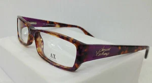 Armani Exchange AX224 YEB Purple Tortoise Plastic Eyeglasses Frame 52-14-130 AXY - Picture 1 of 3