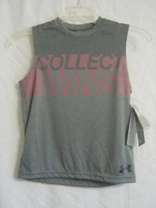 UNDER ARMOUR HEATGEAR STRETCH SHIRT -  GREY COLOR EXTRA SMALL NWT :AS19-2 - Picture 1 of 7