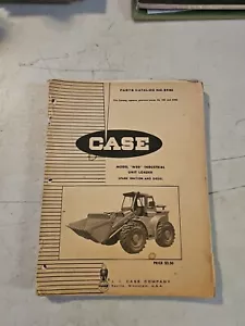 1967 Case W8B Industrial Unit Loader Parts Catalog Manual Book Original! - Picture 1 of 7