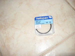 NEW Heliopan Skylight ES 58mm KR 1,5 Slim Version DIGITAL & ANALOG - Picture 1 of 2