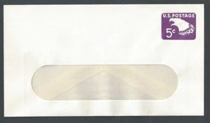 U550W 5c Purple Eagle Mint Entire W/Window Size 12 Wmk 49 Fluorescent - Picture 1 of 1