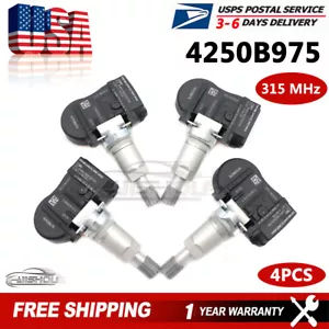 4x TPMS For Mitsubishi Lancer Outlander Tire Pressure Sensor 4250B975 315MHz - Picture 1 of 10