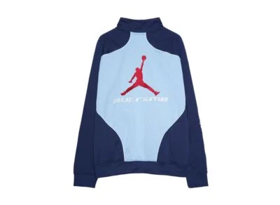 HF0830-436 Supreme Jordan Tricot Track Jacket Blue - Image 1 of 4