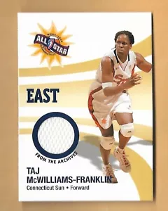 2006 WNBA Taj McWilliams-Franklin All Star Game Used Jersey Relic #RE6 O777 - Bild 1 von 1