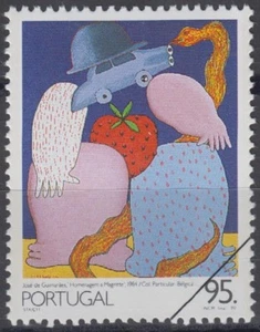 Esemplare, Portogallo Sc1765 dipinto XX secolo, Jose De Guimaraes - Foto 1 di 1