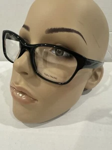 AUTHENTIC VERA WANG glasses V324 Black RX Cat eye Frame eyeglasses Lady - Picture 1 of 8