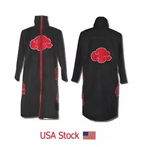 Nuovissimo costume cosplay Naruto Itachi Uchiha Deluxe nero - Foto 1 di 2
