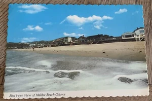 Malibu Kalifornien Vintage Postkarte unbesendet Strandkolonie - Bild 1 von 2