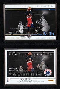 2020-21 Panini Noir Feature Length /25 Russell Westbrook #265