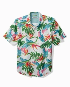 $118 Tommy Bahama Veracruz Cay Tropic Toss Short-Sleeve Shirt | Multicolor | Med - Picture 1 of 12