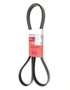 NEW Motorcraft Serpentine Drive Belt JK6-867 Explorer Mountaineer 4.0 SOHC 98-00 - Picture 1 of 4