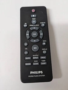 Philips Audio Remote Control for BTM2180/37 BTM2280/12 BTM2310/55 BTM2310/93. - Picture 1 of 6