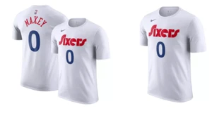 Maglietta Nike Adult 2024-25 City Edition Philadelphia 76ers Tyrese Maxey #0 NUOVA - Foto 1 di 1